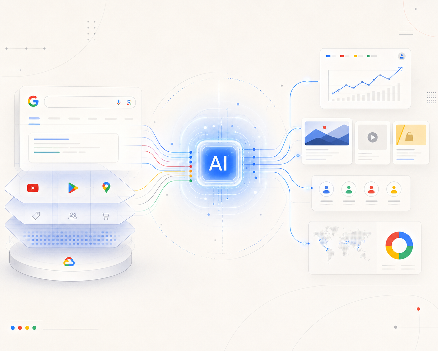 Google acelera su transformación hacia la IA mientras redefine su papel en el ecosistema AdTech