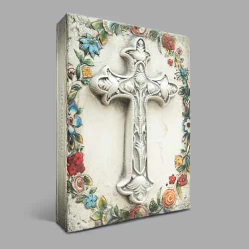 Sid Dickens Memory Block T587 Fleur de Lis Cross