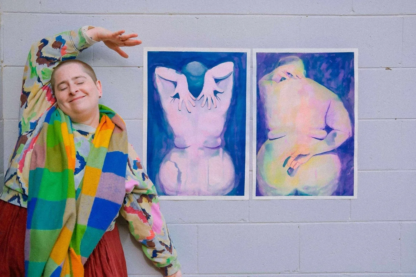 Come and see these two works at the Artemisia Gallery in Windsor from the 20th of June! Hanky Code, guest curated by the artist known as Foot runs from the 18th to the 28th of June. See you there! 
Thank you @sophiemcpike for the photos!