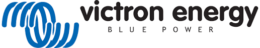 Logos of Victron Energy and Blue Power