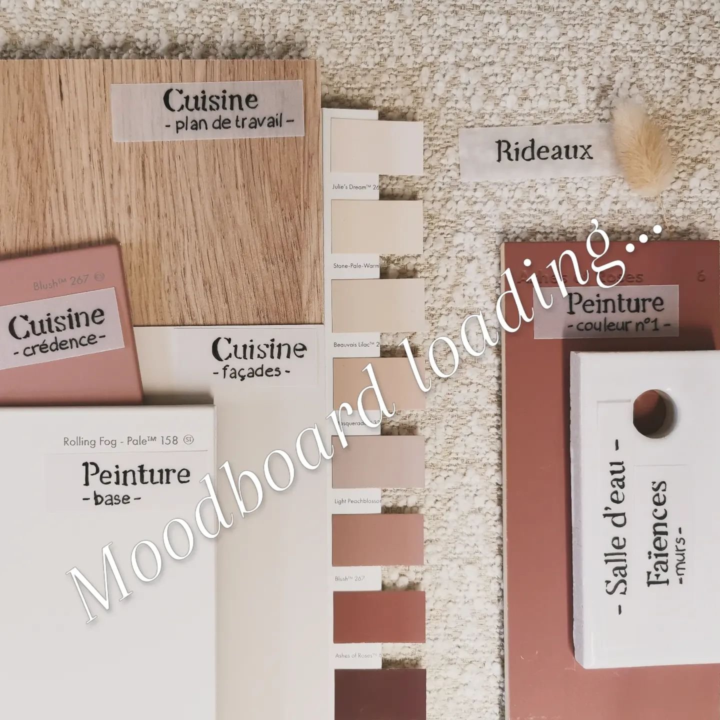 Choix des rev&ecirc;tements pour un futur projet... Des tons tout doux pour un appartement moderne et chaleureux
#architectureinterieure #renovation #decorationinterieur #interiordesign #moodboard