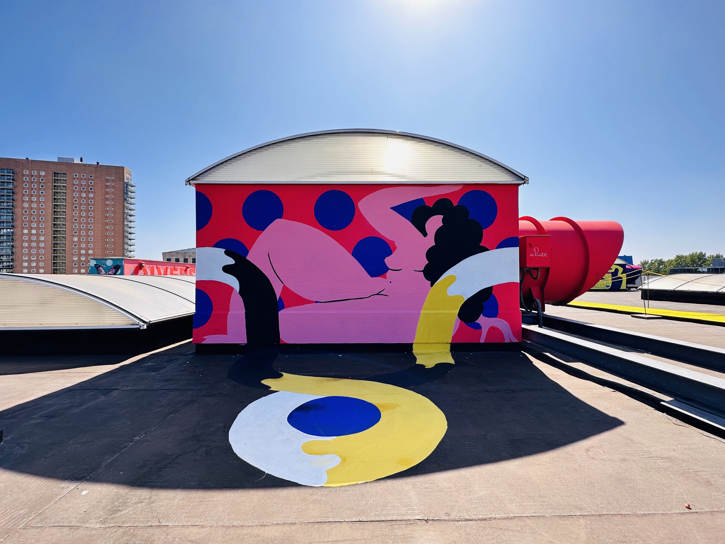 Rotterdamse Dakendagen, Lady With Snake friend, 2023.