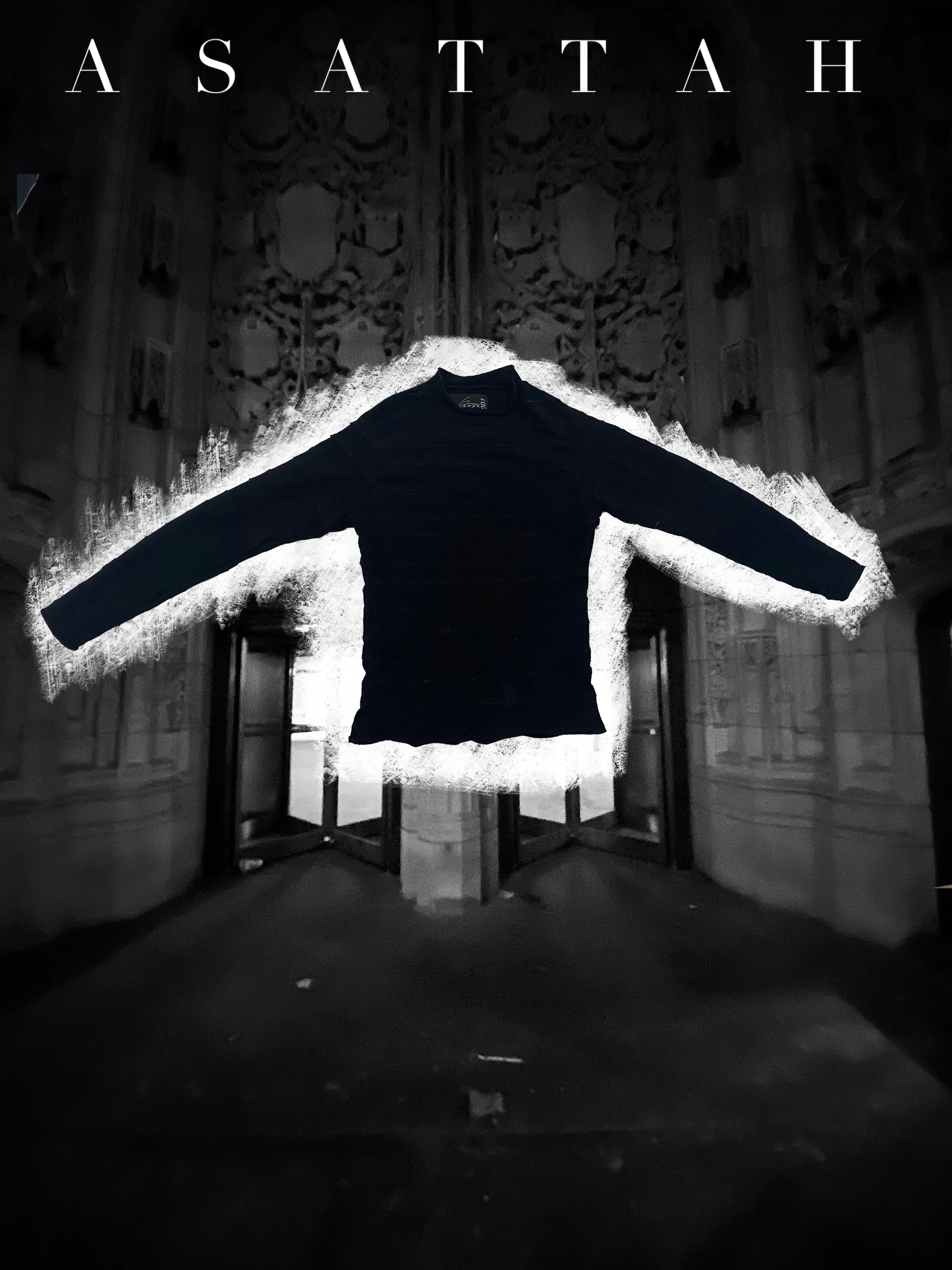 Organic Wrap Mock Neck