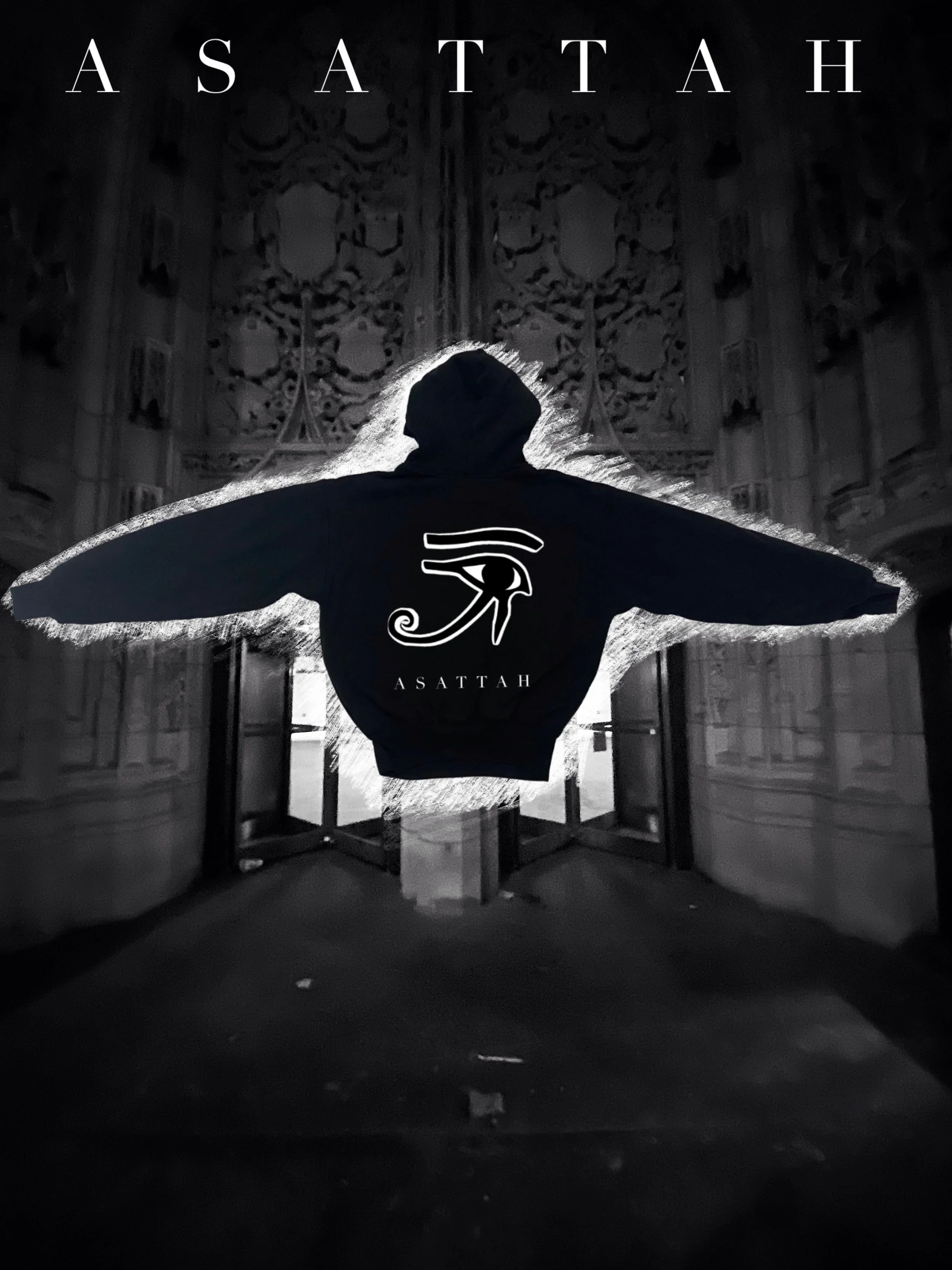 Horus Black Hoodie