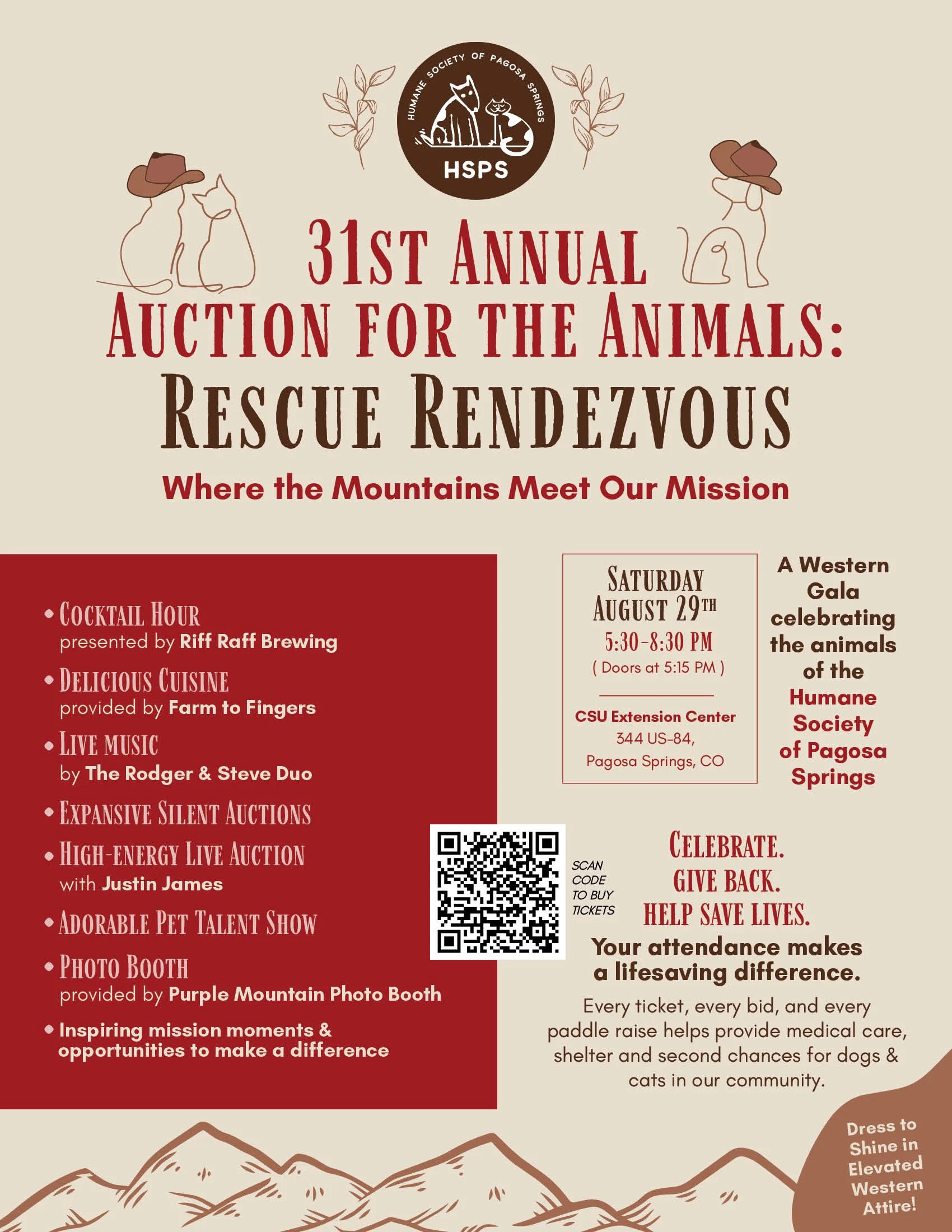 31st Annual Auction for the Animals Fundraiser