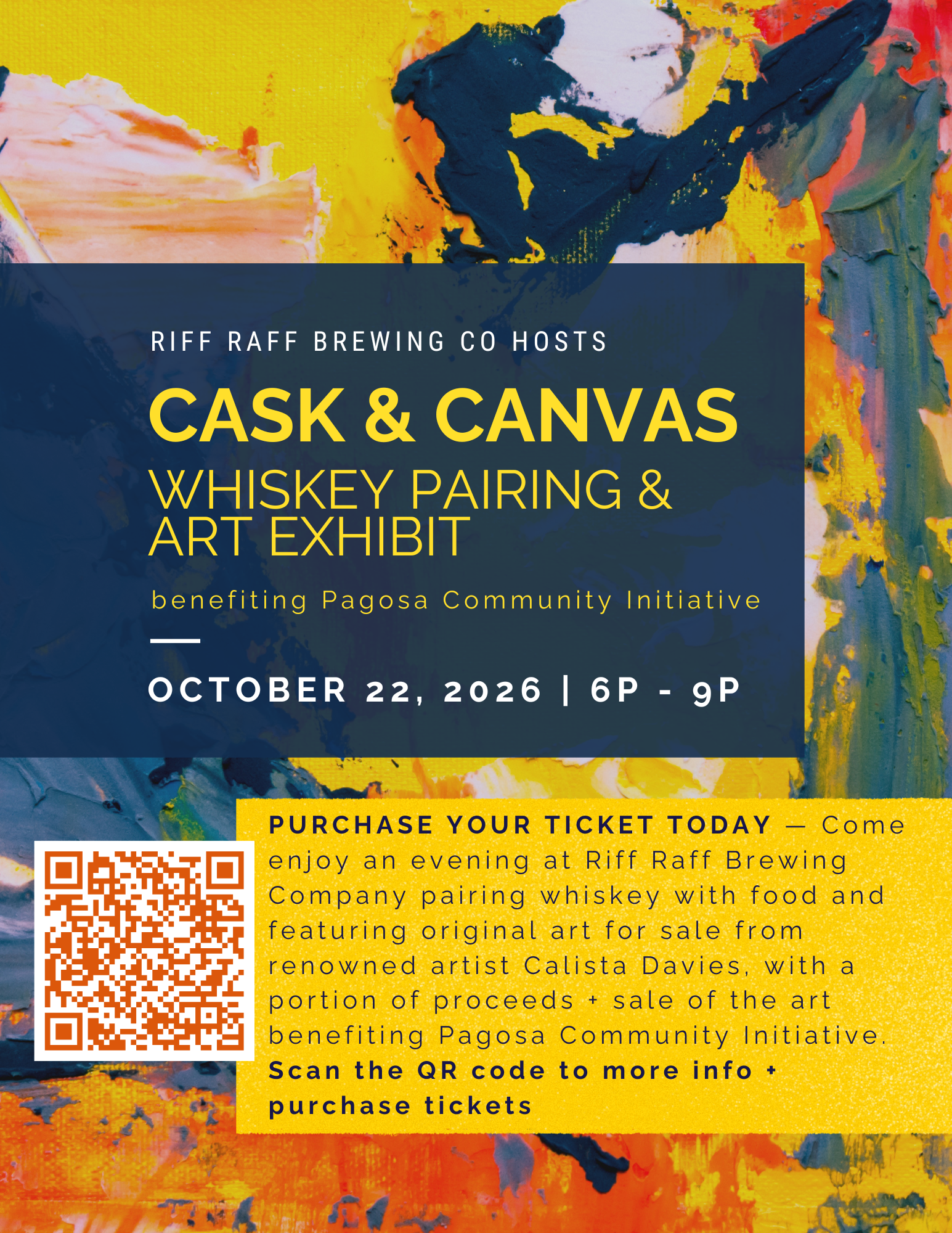 Cask & Canvas; Whiskey Pairing + Art Exhibit