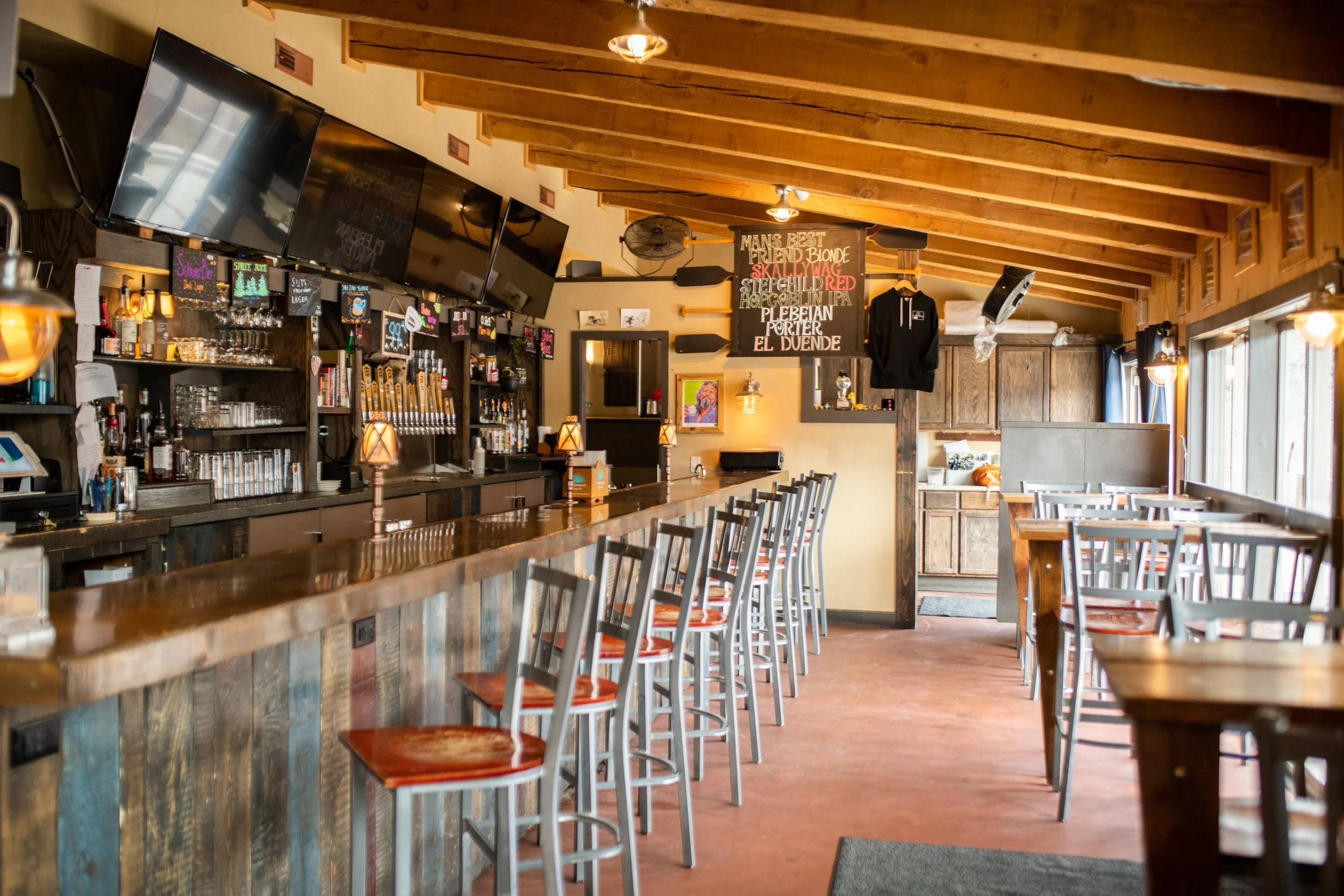 Riff Raff Brewing Bar Area