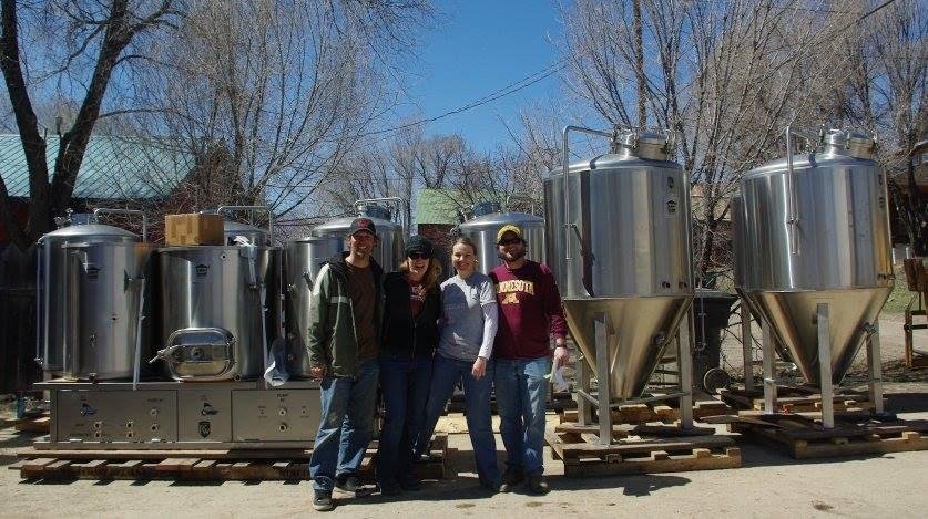 Founders with OG brew system