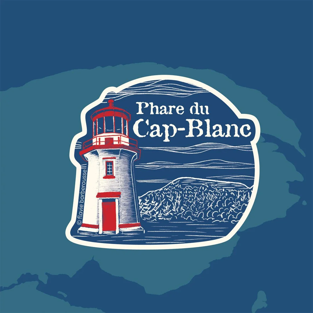 Autocollant Phare du Cap-Blanc