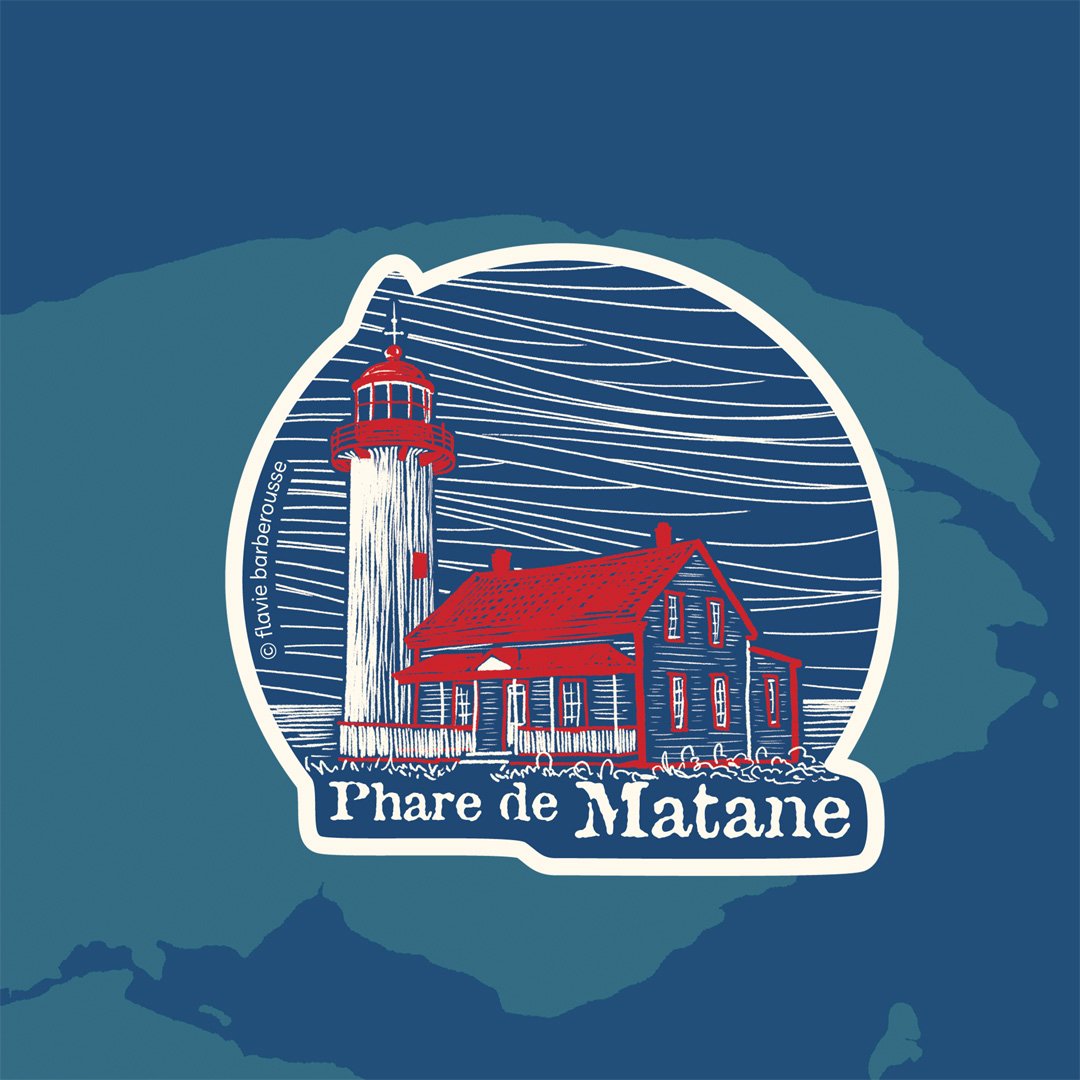 Autocollant Phare de Matane