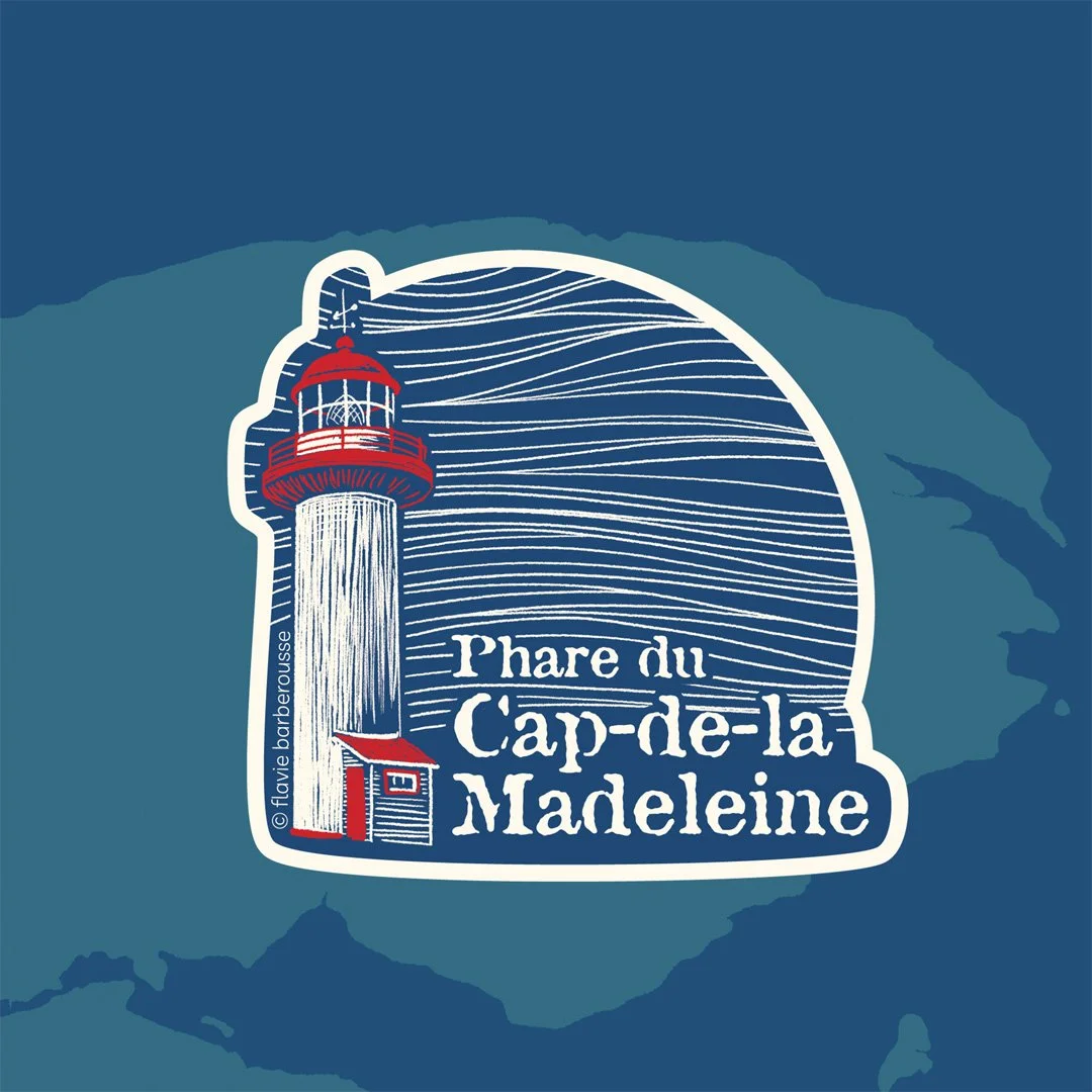 Autocollant Phare du Cap-de-la-Madeleine