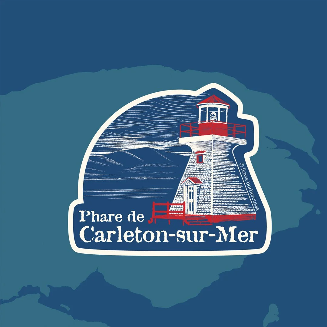 Autocollant Phare de Carleton-sur-Mer