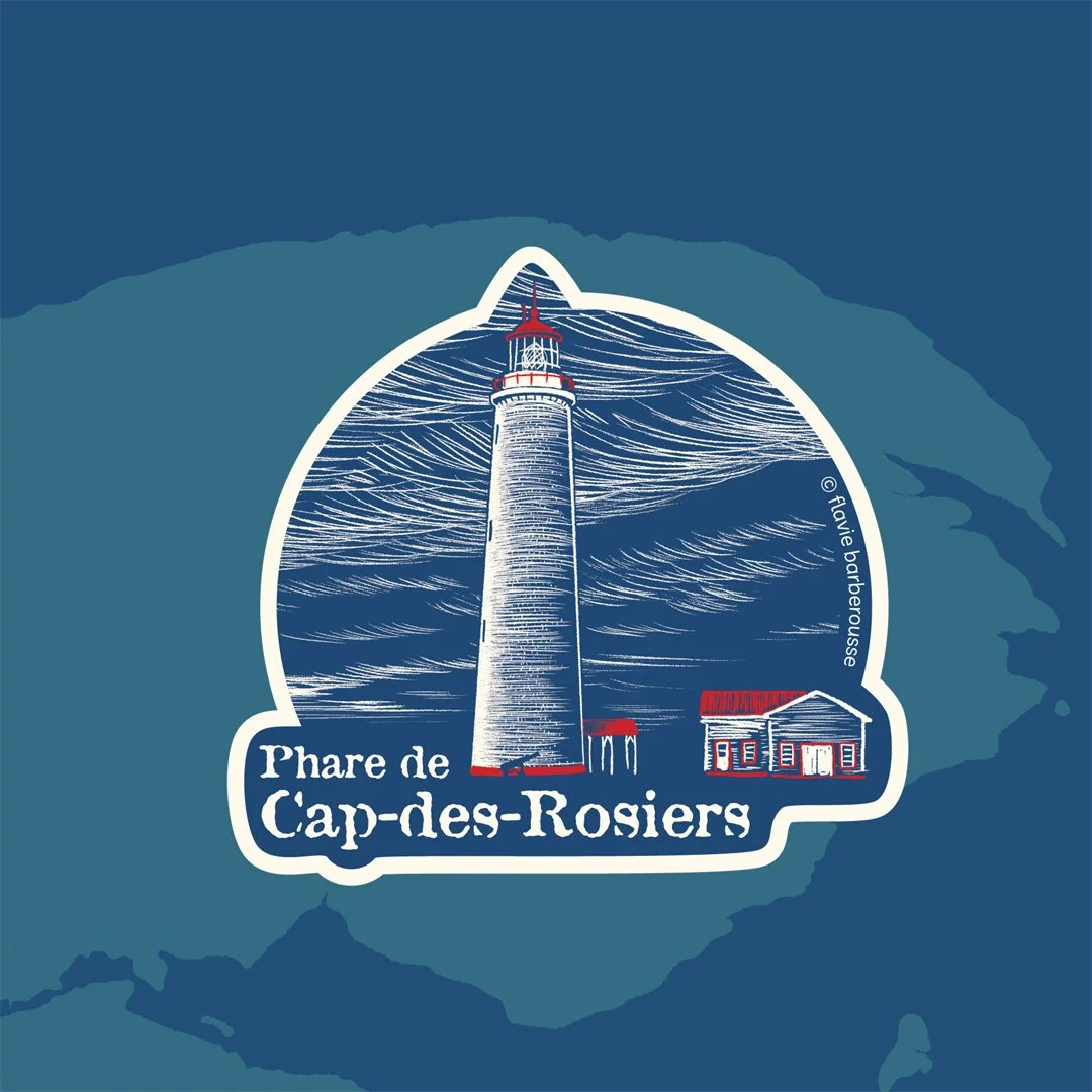 Autocollant Phare de Cap-des-Rosiers