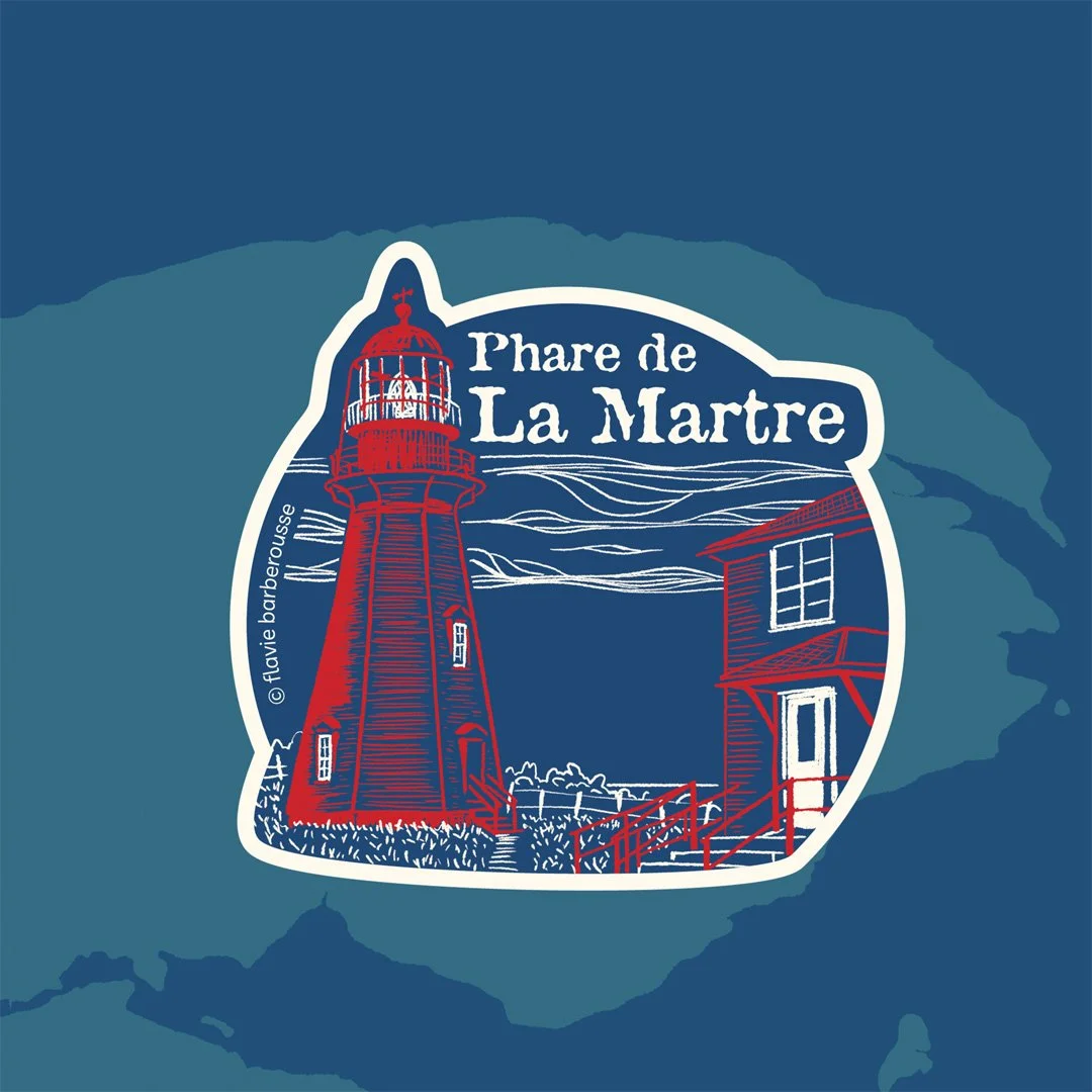 Autocollant Phare de La Martre