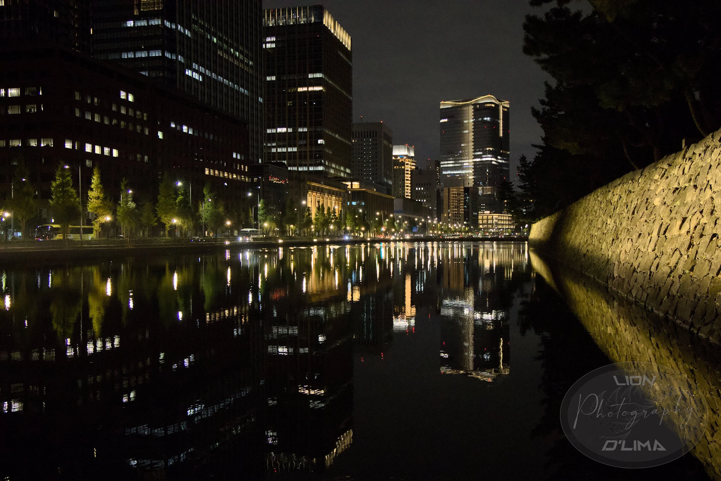 Reflections by night