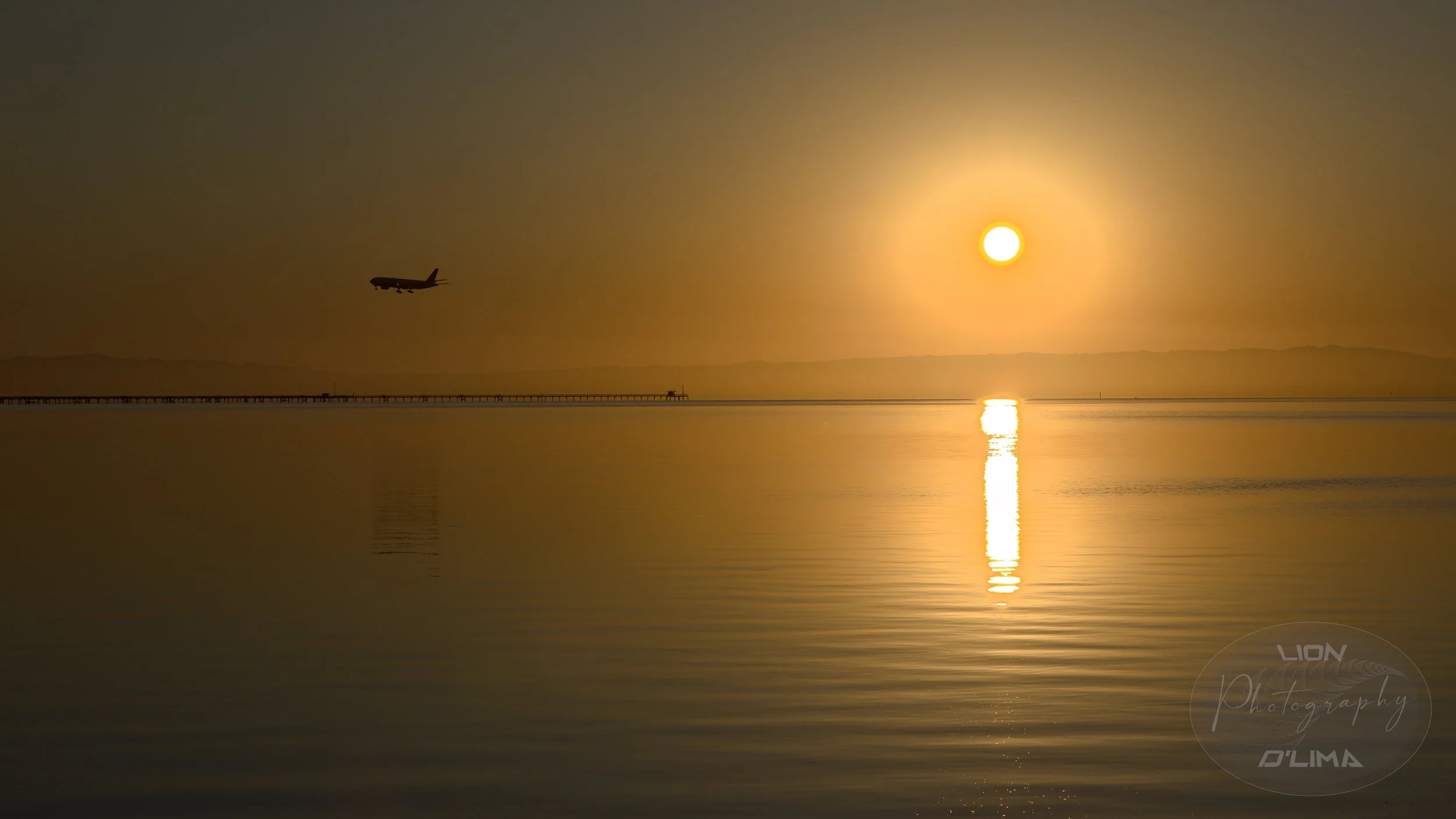 Sunrise at San Francisco International Airport (SFO)