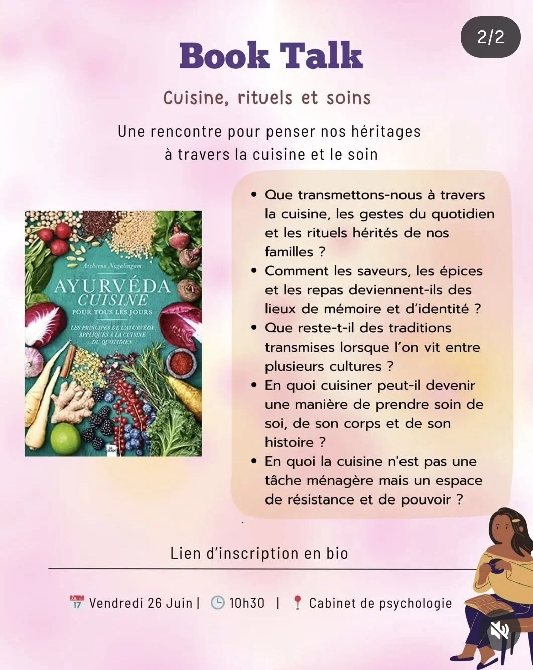 Conversation autour du livre Ayurvéda Cuisine pour tous les jours