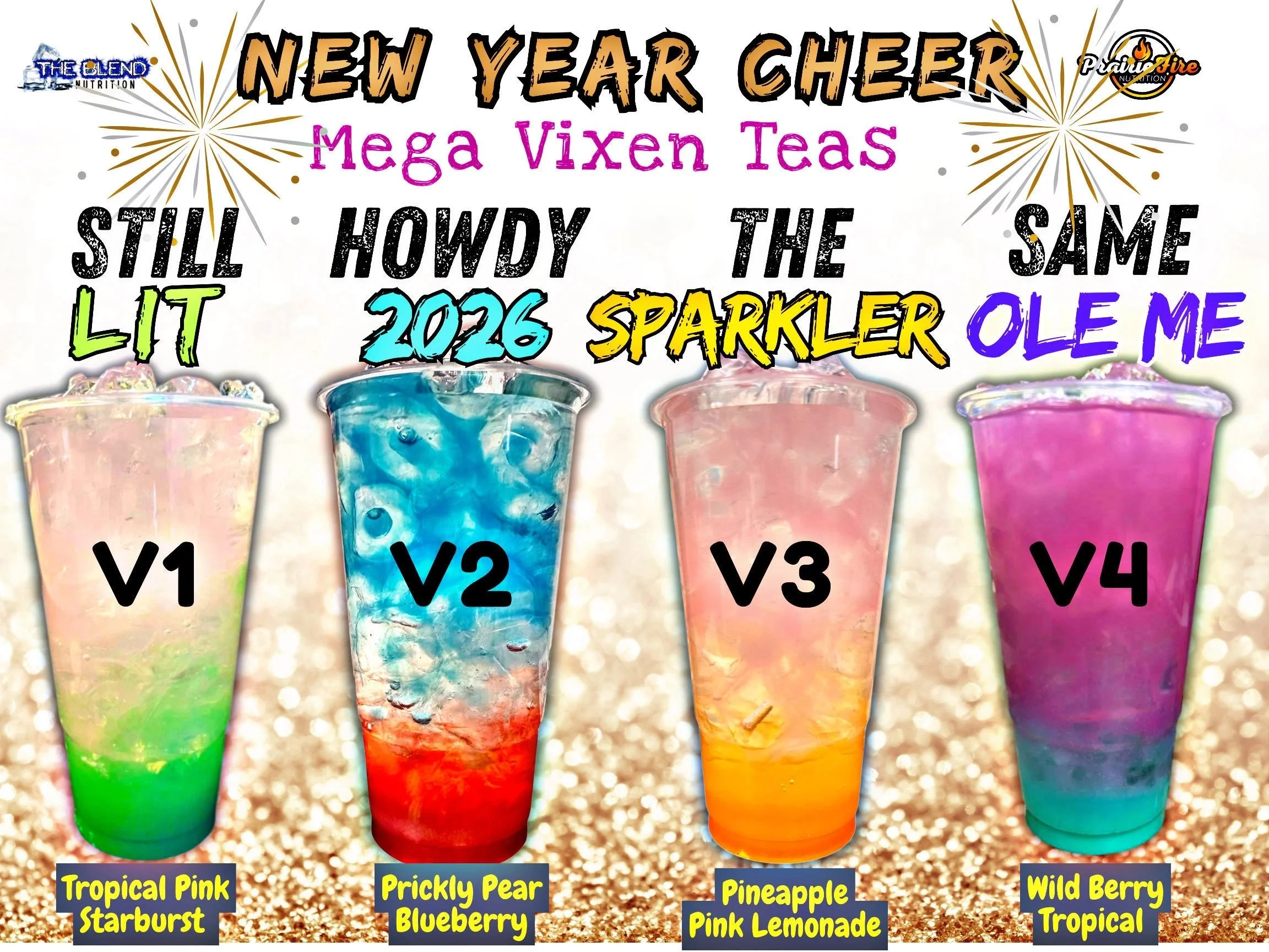 New Year Cheer Mega Vixens