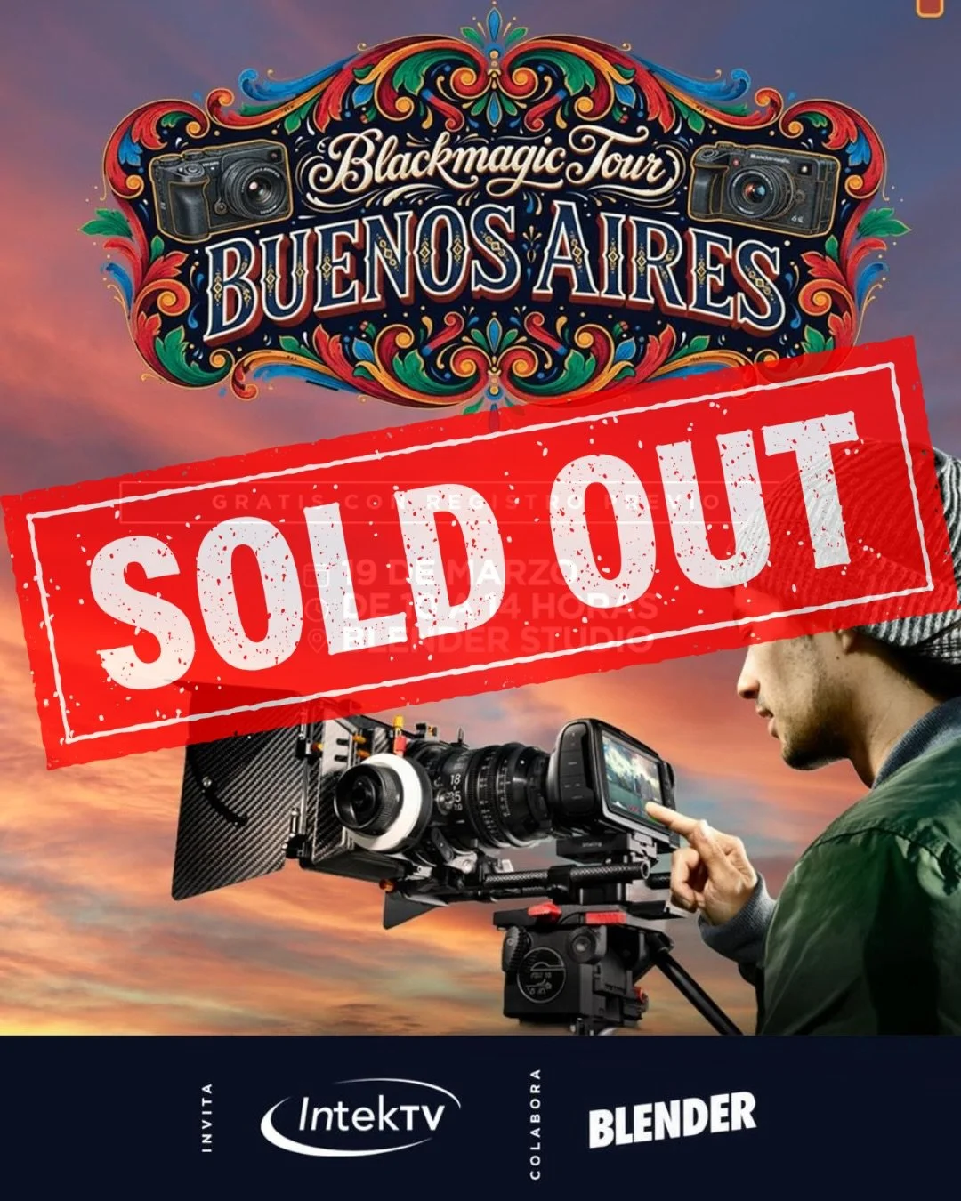 🇦🇷 El BMD Tour Buenos Aires 2026 est&aacute; SOLD OUT&hellip; y la experiencia promete ser incre&iacute;ble.

Gracias a todos los que se registraron en tiempo r&eacute;cord. La respuesta de la comunidad audiovisual argentina confirma, una vez m&aac