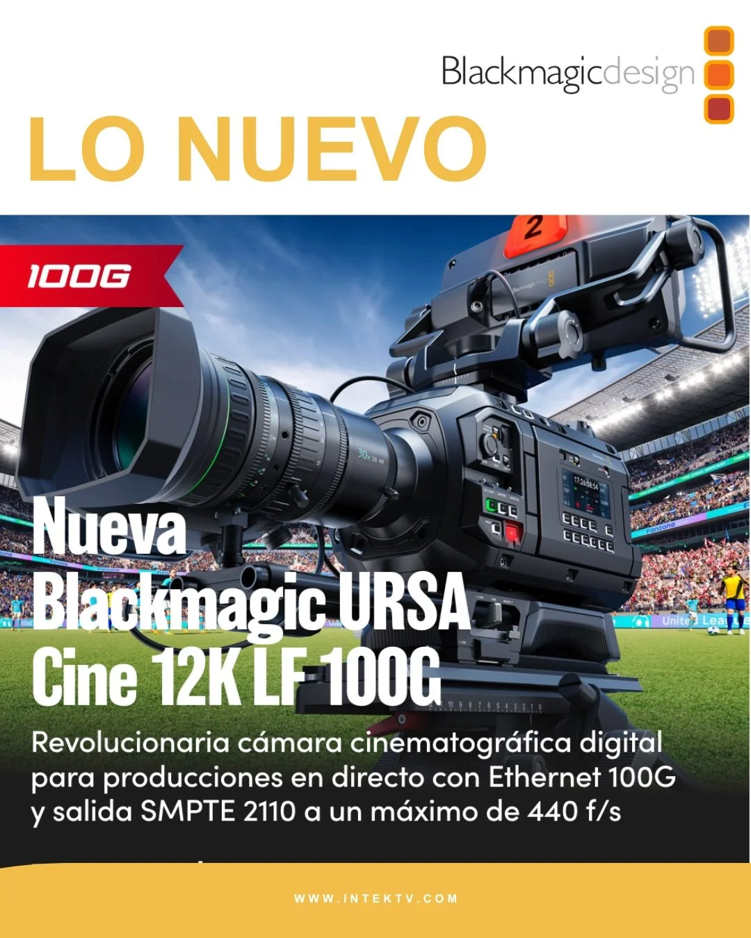🚨 Blackmagic lo volvi&oacute; a hacer &mdash; PRE NAB 2026 viene FUERTE
@blackmagicnewsofficial 

Si trabajas en broadcast, cine o streaming&hellip;
esto no es un update m&aacute;s.

👉 Es un cambio completo hacia workflows IP, 100G y producci&oacut