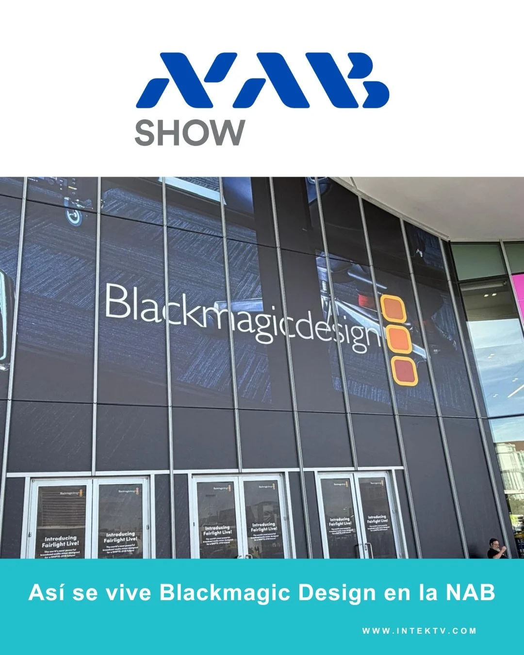 Blackmagic Design en la @nabshow 2026 🔥

@blackmagicnewsofficial 

Un booth que re&uacute;ne todo lo que hoy est&aacute; moviendo la industria: producci&oacute;n, post, streaming y nuevas herramientas que est&aacute;n cambiando la forma de trabajar.