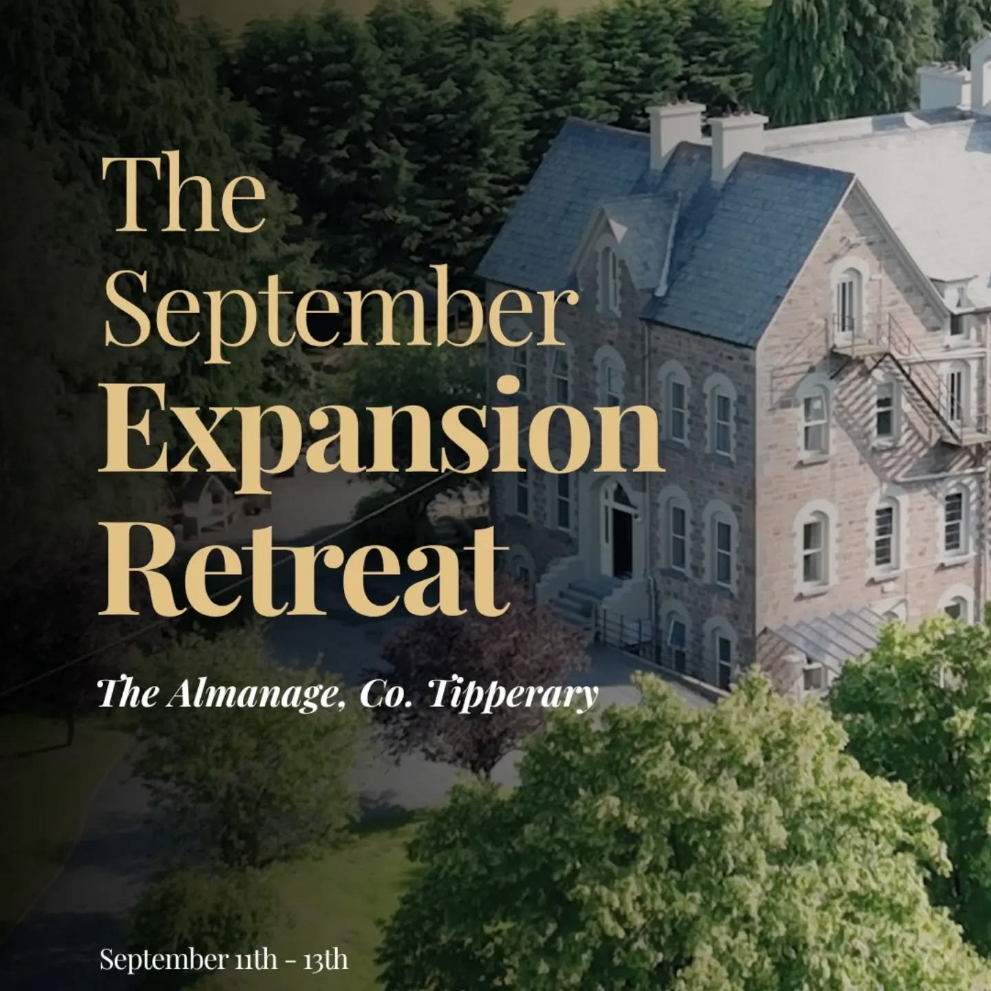 ***The September Expansion Retreat - @thealmanage *** 

I&rsquo;m hosting a retreat at The Almanage from the 11th - 13th September.

This weekend is ideal for anyone who is  moving through a shift, subtle or big in their lives.

If you&rsquo;ve been 