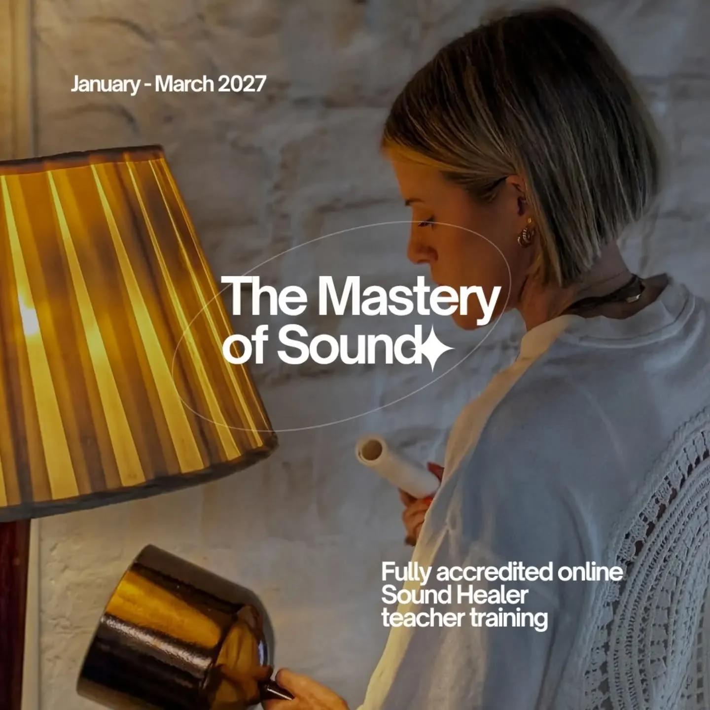 *The Mastery of Sound - Sound Healing Teacher Training*

Go deep into the science&nbsp; of Sound and energy this January. In this three month Sound Healing energetic container we will explore:

- The Science of Sound and Energy

- Understand and lear
