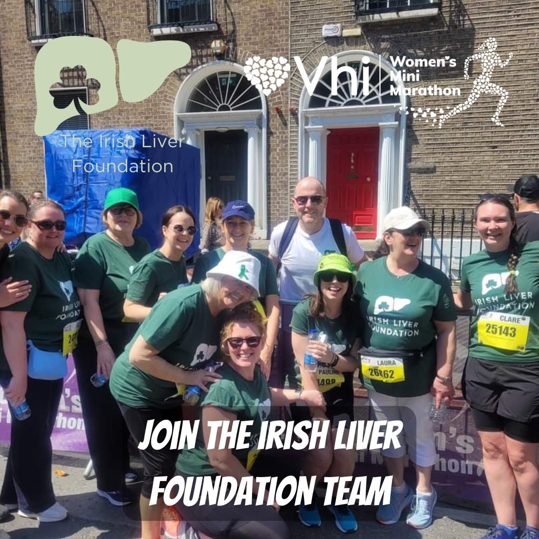 🥳📢Entries are open for this years VHI Women's Mini Marathon!🥳📢

Join the Irish Liver Foundation team this Sunday June the 2nd and walk or run for an amazing cause!  All you have to do is:

🌟Register your place at www.vhiwomensminimarathon.ie
🌟J