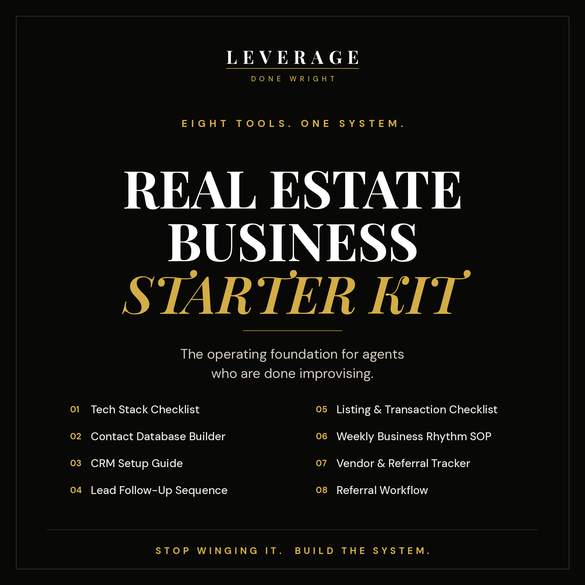 Real Estate Business Starter Kit
