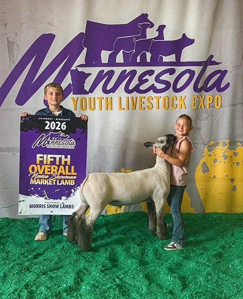   Eden Urevig  
5th Overall Novice Showman  
2026 Minnesota Youth Livestock Expo 
Bred by Urevig Show Lambs