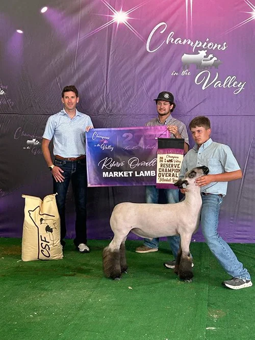 Tyson Schroer  
Reserve Champion 
2026 Champions in the Valley 
Bred by W/L Livestock
