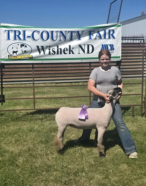   Averia Zietz  
Reserve Champion Market Ewe 
2026 Tri County Fair 