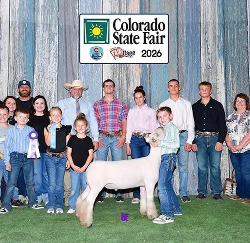  Weston Devitt  
Champion Southdown 
2026 Colorado State Fair 
Bred by Hild Bros Show Stock