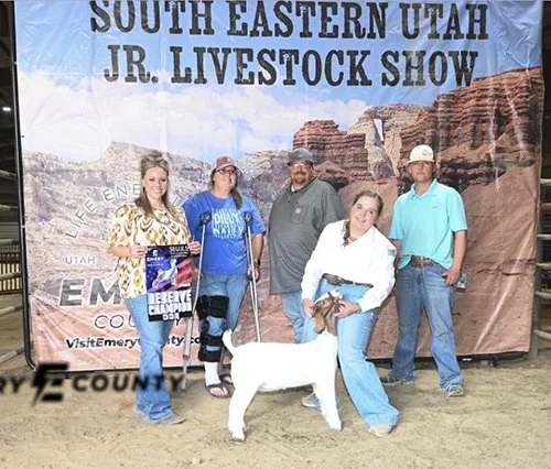  Josee Wilkins  
Reserve Champion Doe 
2026 Southeaster Utah Jr. Livestock Show 
Bred by Walk Boer Goats