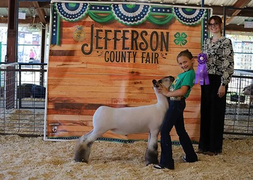  Reese Ehler  
Champion Market Lamb 
2026 Jefferson County Fair 
Bred by Ehler