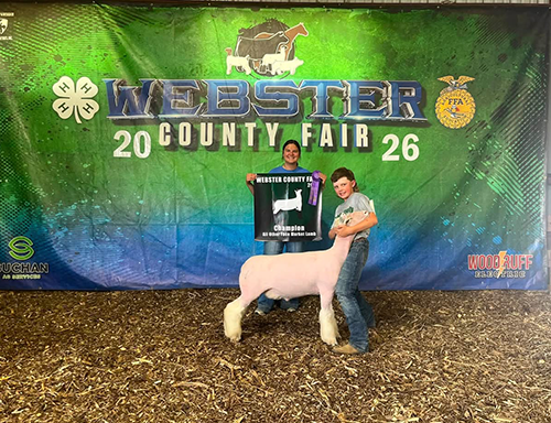  Layne Condon  
Champion Whiteface 
2026 Webster County Fair 