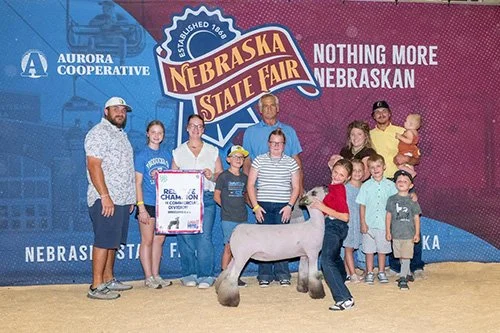  Reese Ehler  
Reserve Champion Division 1 
2026 Nebraska State Fair 
Bred by Double E