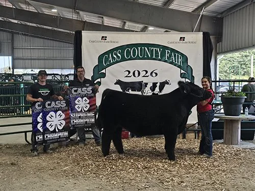  Nora Hutchinson  
Grand Champion Market Steer 
2026 Cass County Fair 
Bred by Neumeister