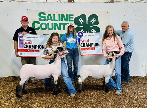  Hallee Whitlock  
Grand & Reserve Champion Wether 
2026 Saline County Fair 
Bred by Jon VanDyke