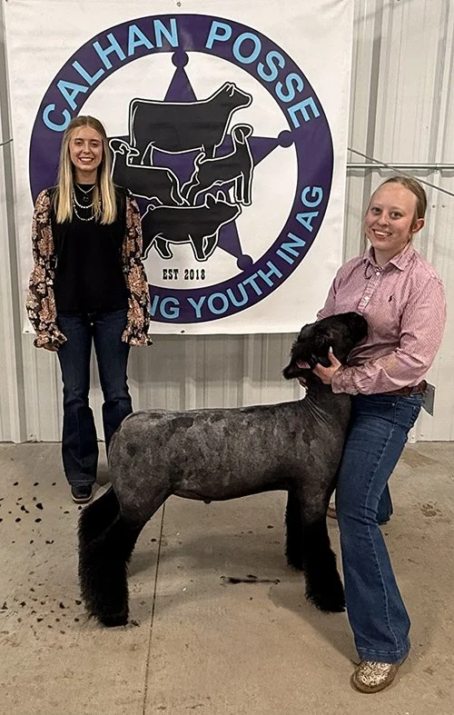  Megan Wacker  
Third Overall Market Lamb  
Ring of Success Livestock Show 
Bred by J&M Show Lambs