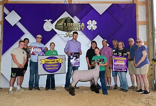  Alanna Edwards  
Grand Champion Breeding Ewe 
2026 Louisa County Fair 
Bred by PK Farms