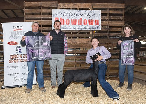  Tyler Eddington  
Reserve Grand Champion 
Phillips County Showdown 
Bred by Long