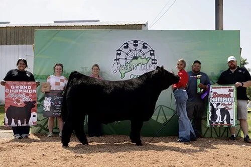  Kaitlynn Retzlaff  
Grand Champion Steer 
2026 Green Lake County Fair 
Bred by Clayton Cattle Company