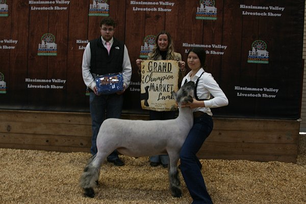   Lucy Partin  
Grand Champion Market Lamb 
2026 Osceola County Fair 