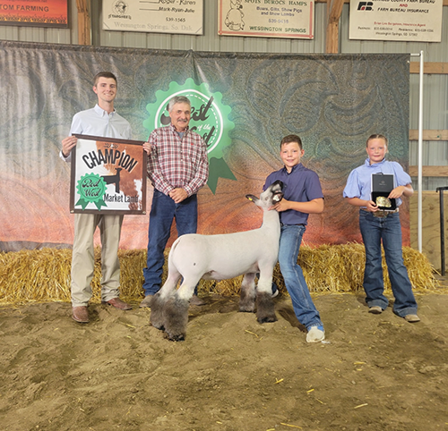  Shaden Muller  
Champion Market Lamb 
2026 Best of the West Showdown 
Bred by Amthauer