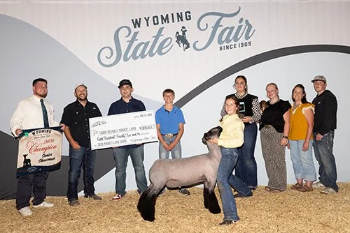  Brylee Styvar  
3rd Overall Market Lamb & Champion Natural 
2026 Wyoming State Fair 
Bred by Rule Sheep Company