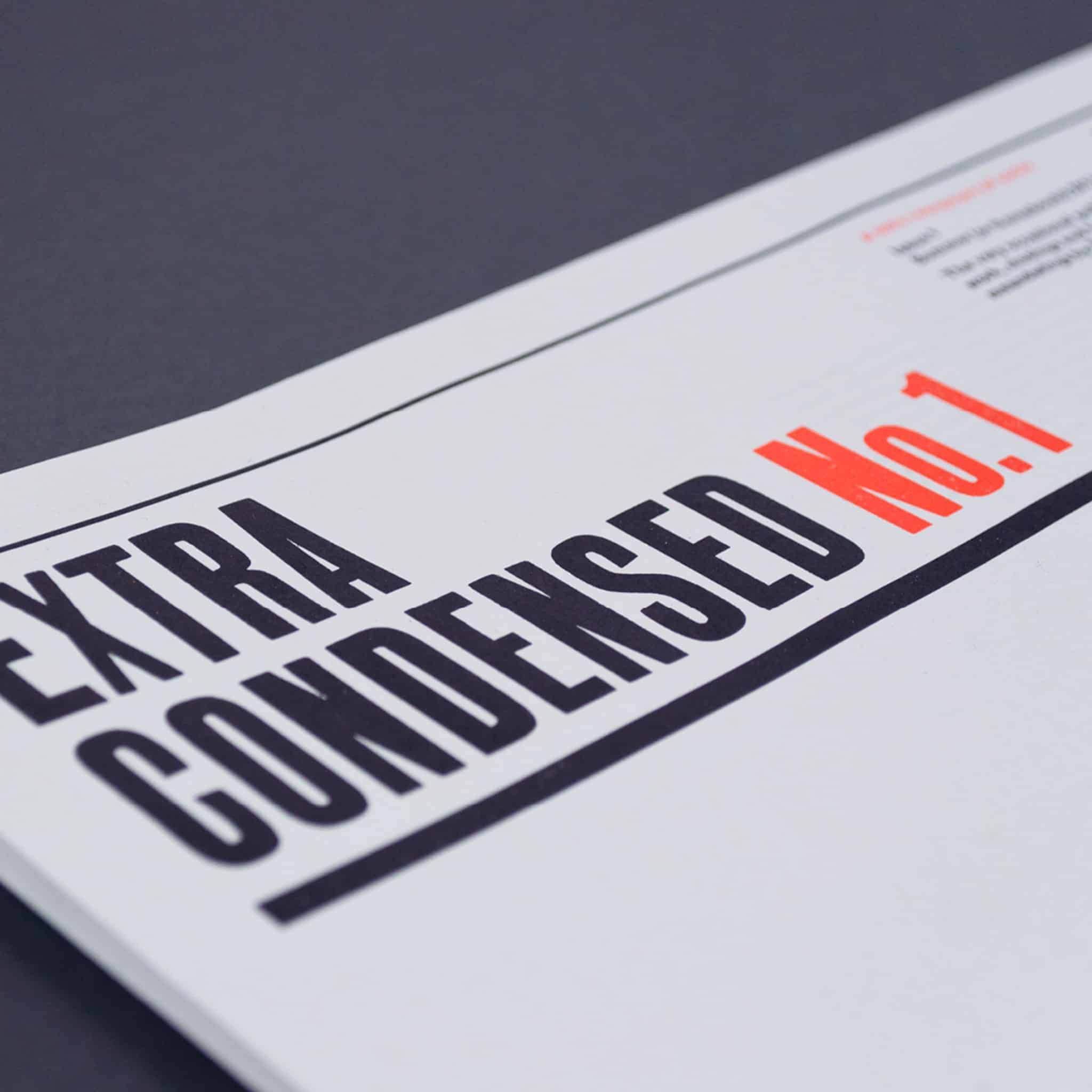 Extra Condensed No.1 Masthead