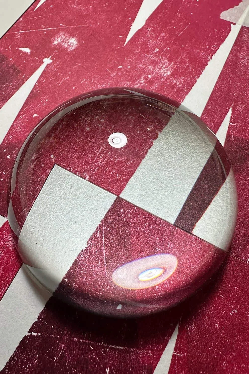 Magnification of the marquetry detail