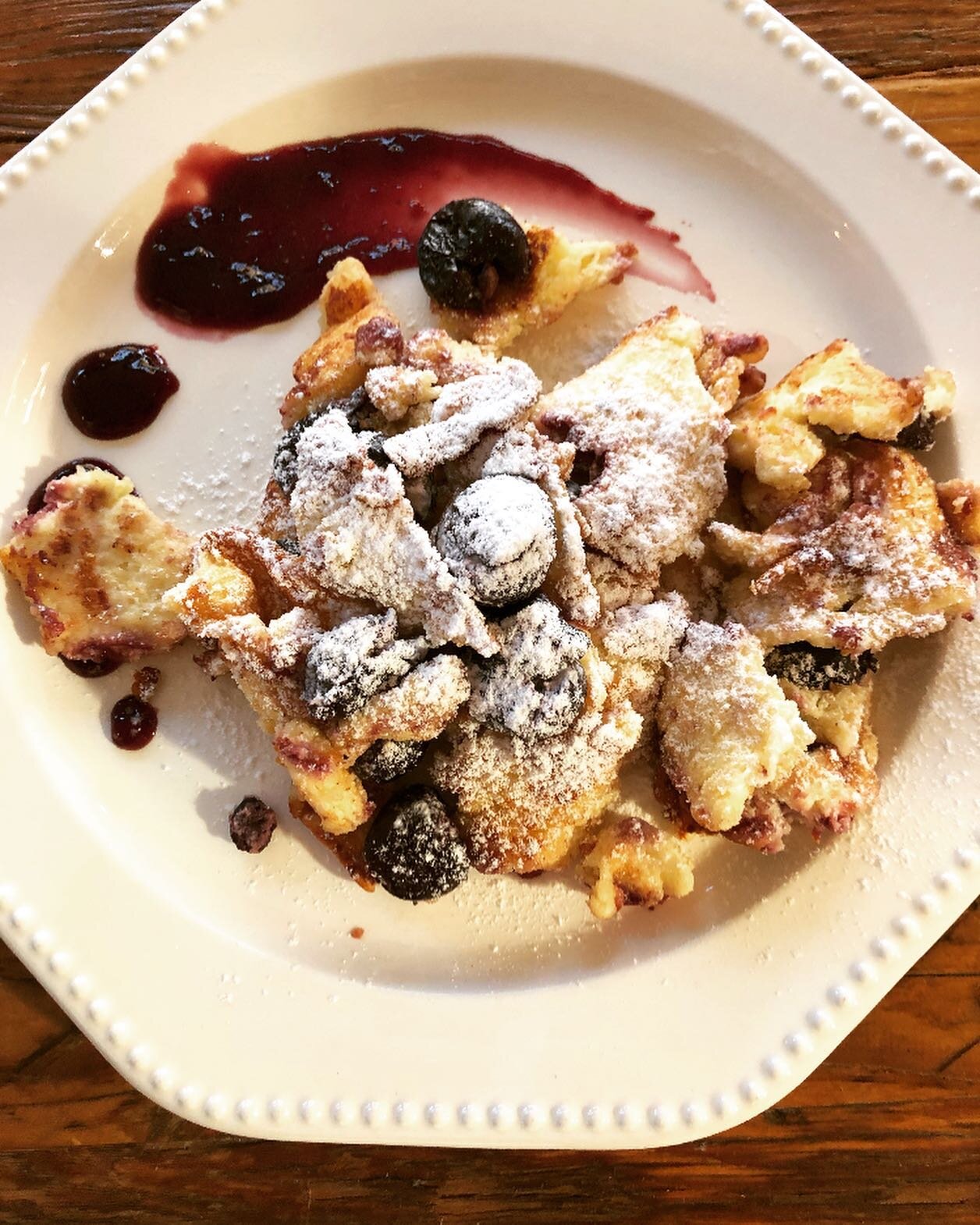We&rsquo;re so excited for our specials this weekend!! Our kaiserschmarrn(German torn pancake)has returned with a cherry twist!! Get it with one of our amazing drink specials, we have the Mango Chico back and Mimosas!! Perfect for this holiday weeken