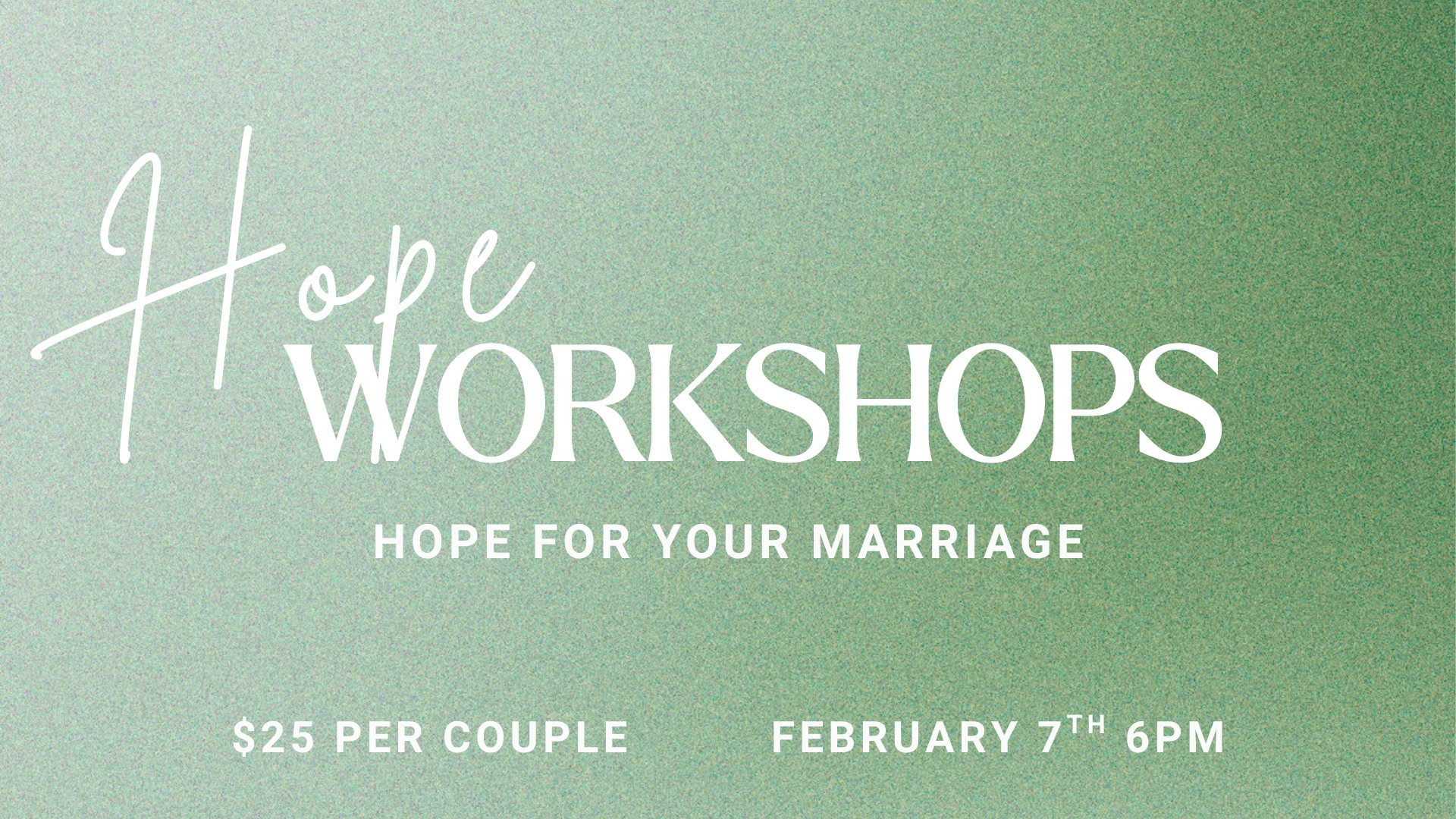 Hope Workshops